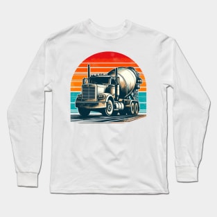 Concrete Mixer Truck Long Sleeve T-Shirt
